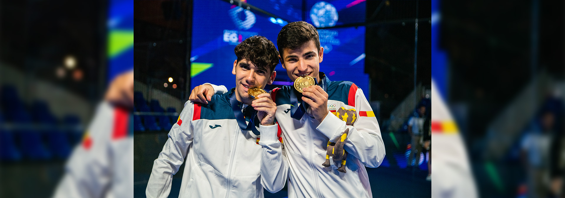 Men’s doubles Santigosa and Gala, 36 years old in two, dominators of the derby: gold medal for Spain