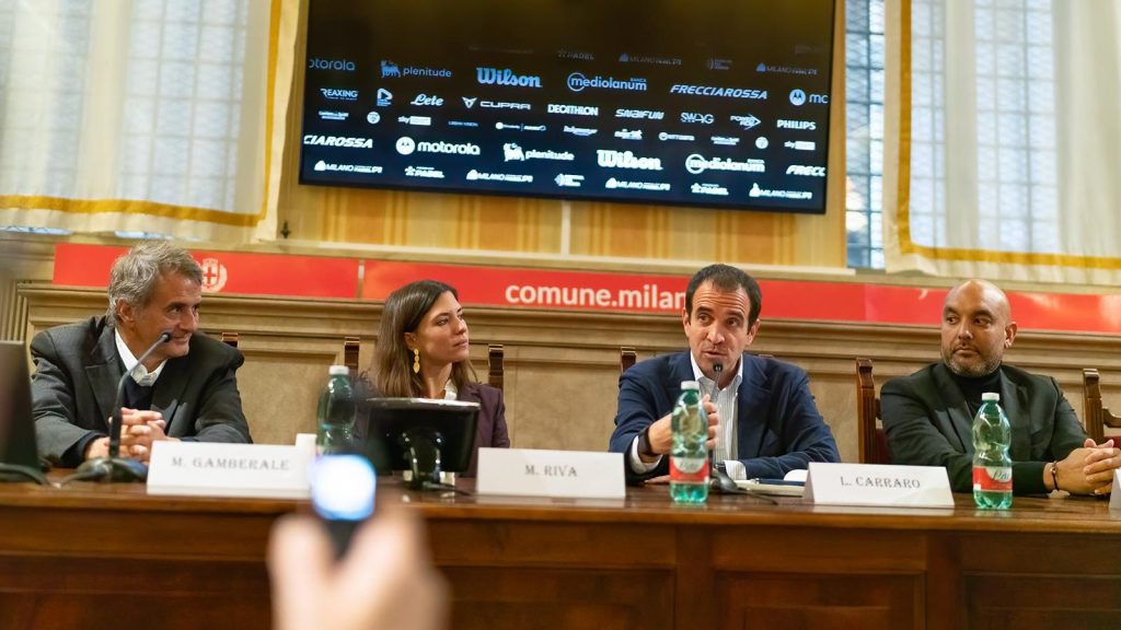 Milano Premier Padel P1 2023, presentado el evento “Combined” Carraro (presidente FIP): “En la Allianz Cloud un espectáculo único”