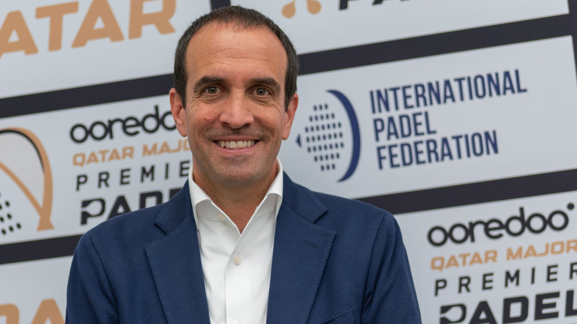 Press conference in Doha for FIP President, Luigi Carraro