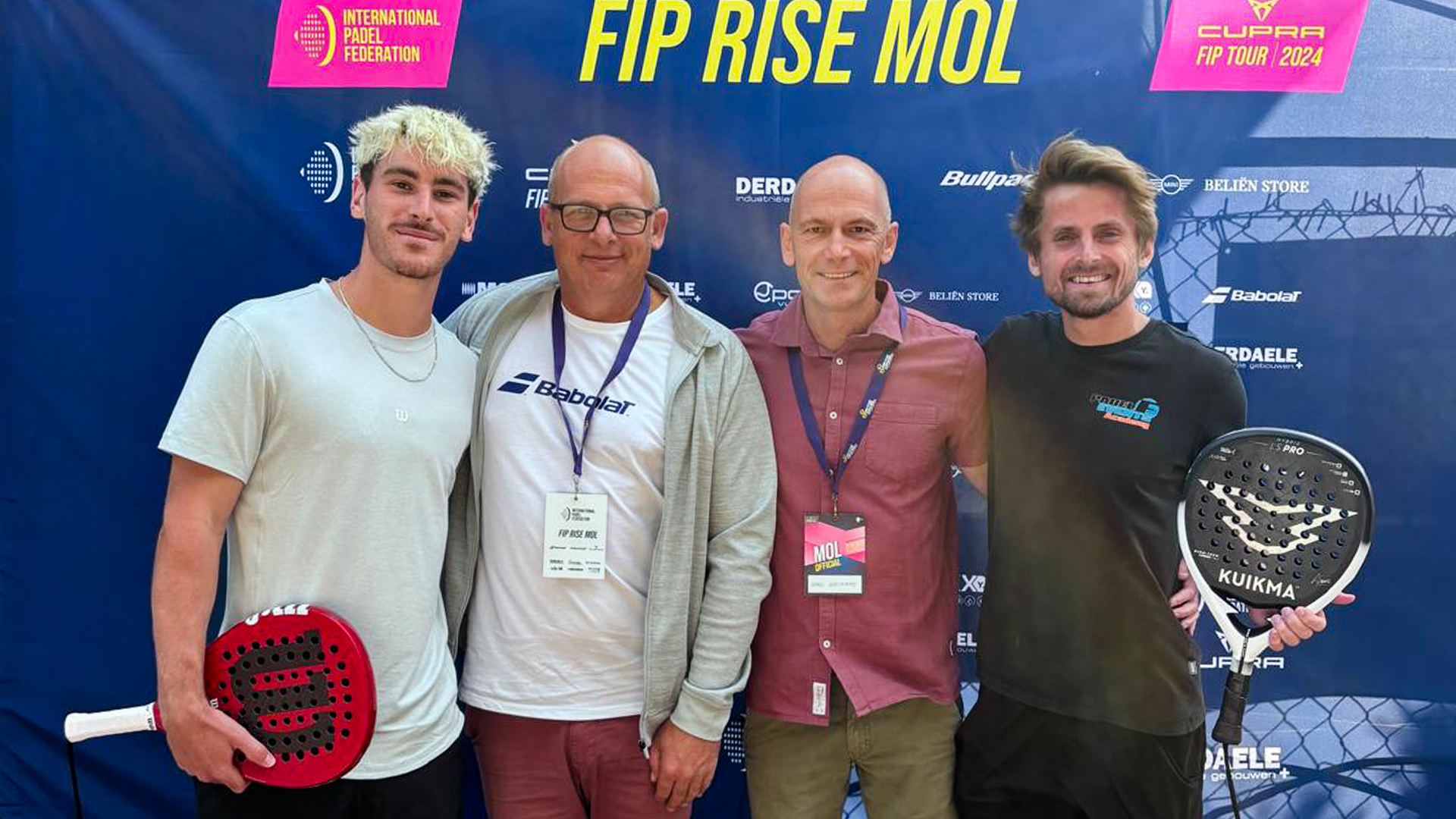 FIP Rise Mol, Geens-Leygue and Lopez Diaz-Garcia celebrate