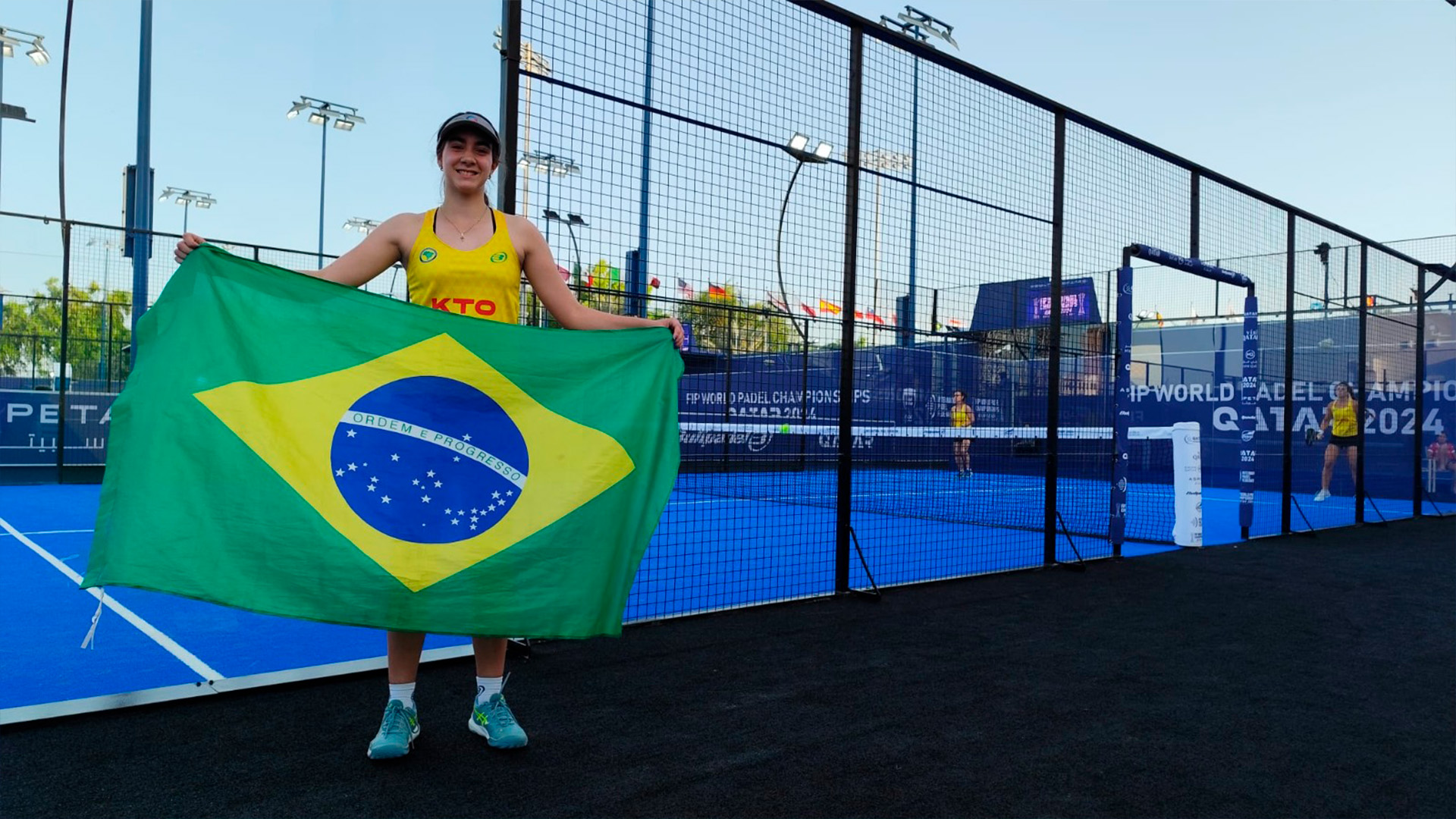 Julia Giusti Gomes,  the ‘baby’ talent lighting up Doha