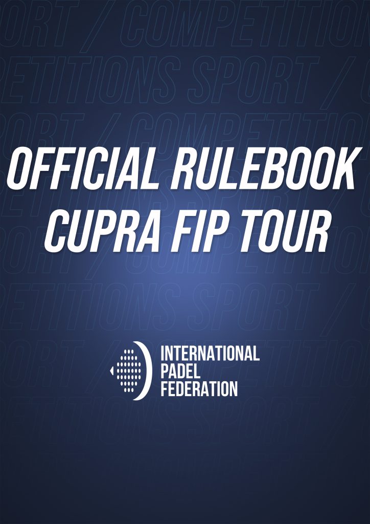 OFFICIAL RULEBOOK CUPRA FIP TOUR