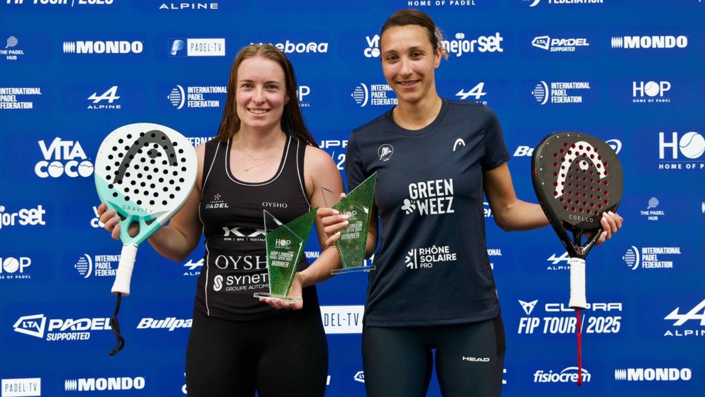 Hop London Padel Open, French pair Ginier-Touly take the title