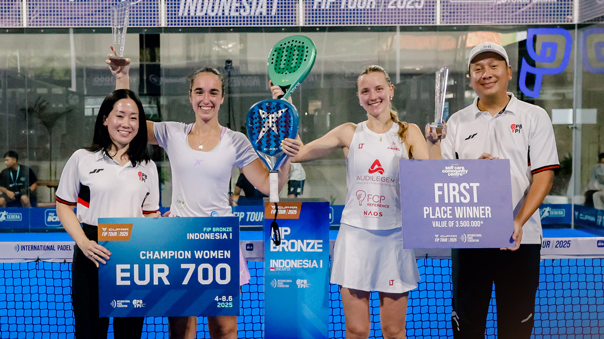 Indonesia I, Araus-Fitó, primer título como pareja