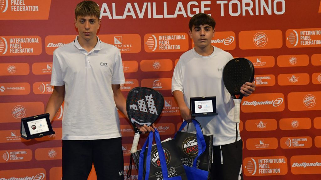 Palavillage Torino, Alessandro Zaccagnino y Christian Ventura ganan en la categoría Under 18