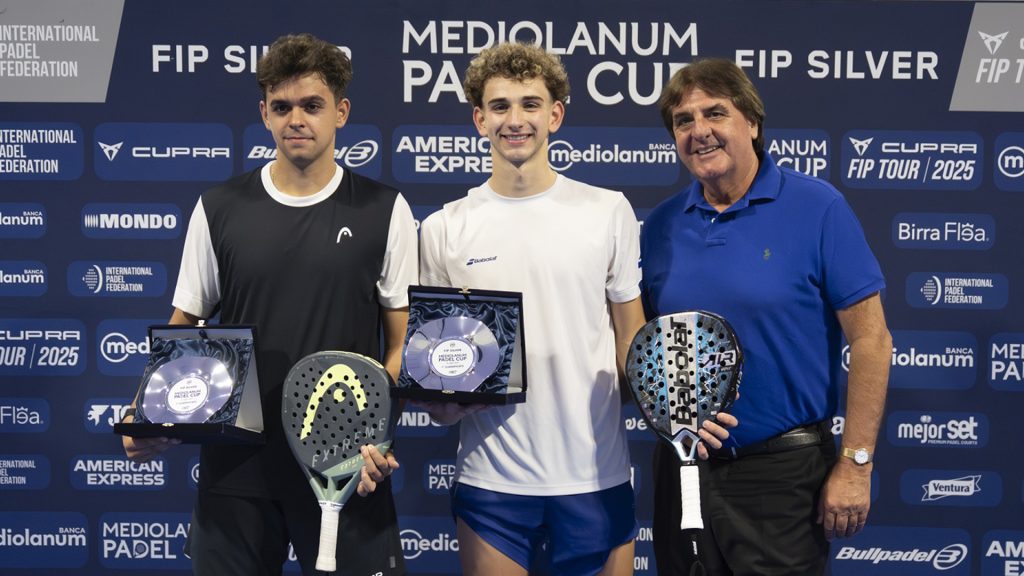 Mediolanum Padel Cup Treviso, triunfa la NextGen: fiesta para Juani Rubini y Agueda Perez