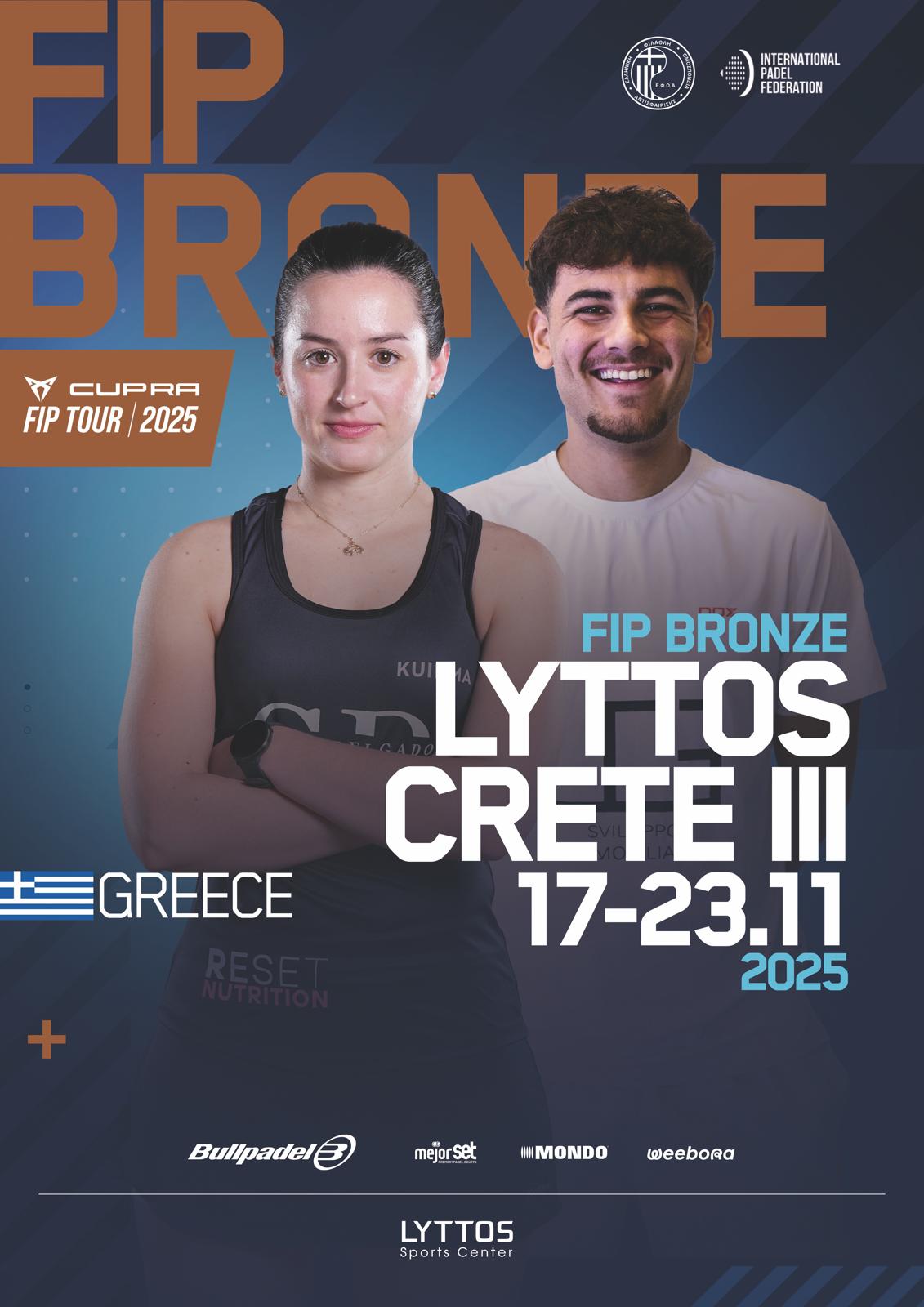 FIP BRONZE LYTTOS III 2025 | Padel FIP