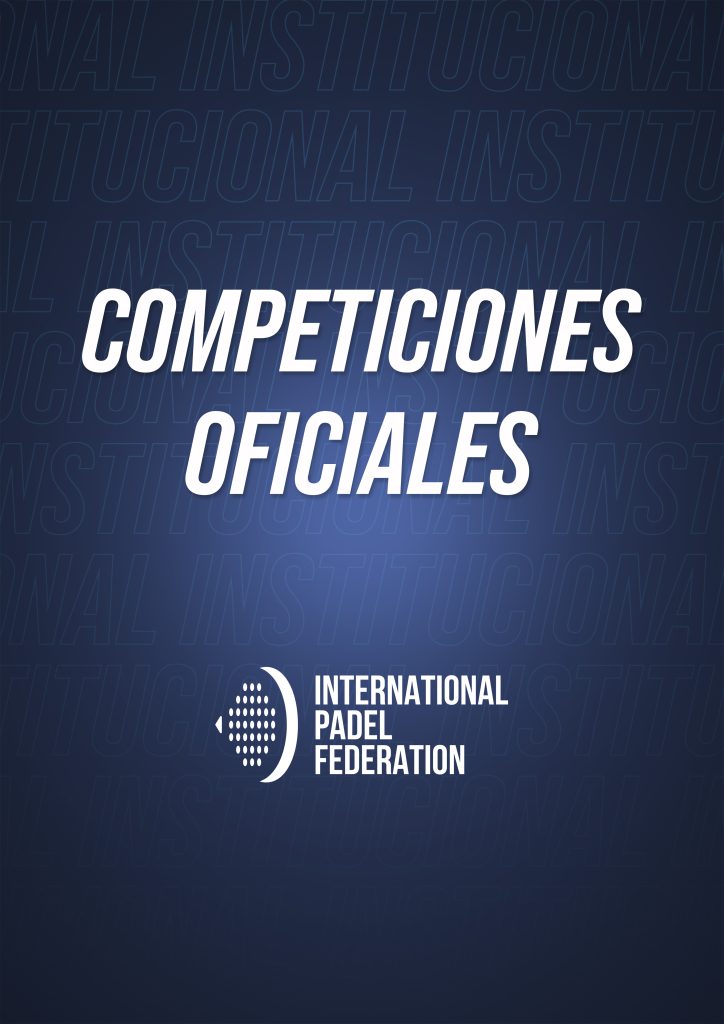 COMPETICIONES OFICIALES