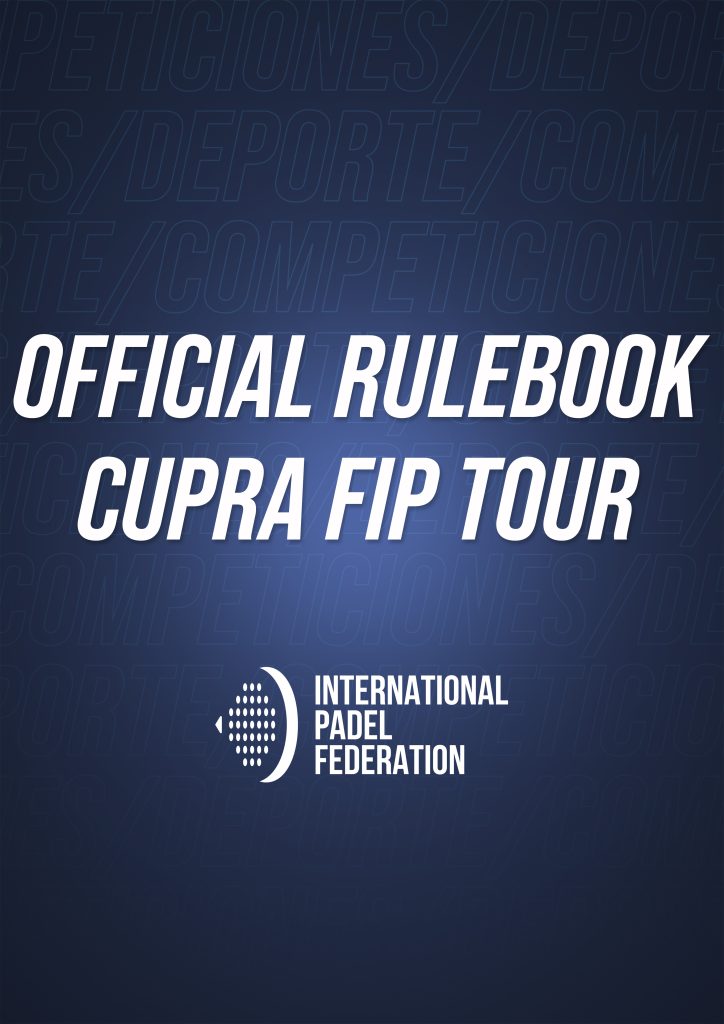 OFFICIAL RULEBOOK CUPRA FIP TOUR