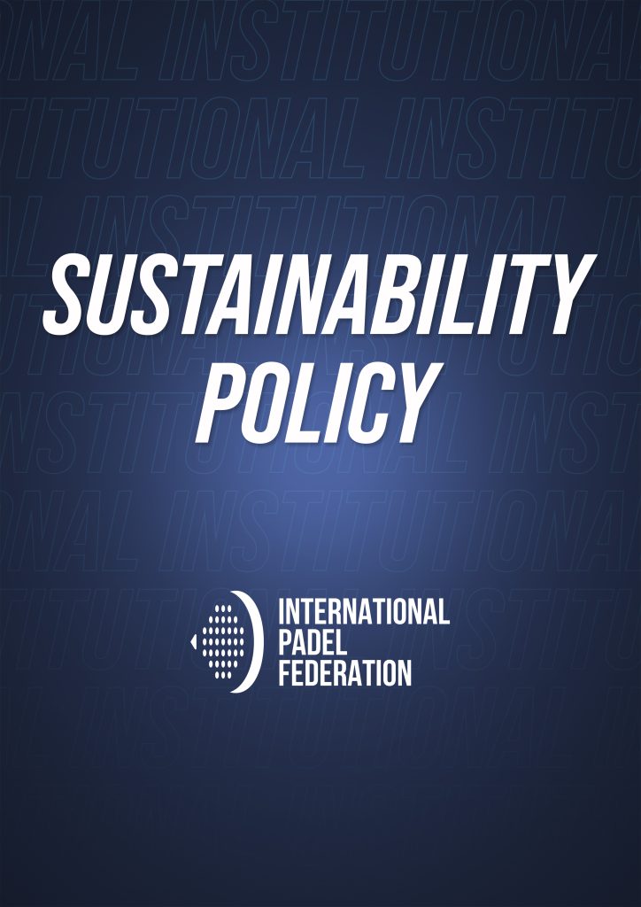 FIP SUSTAINABILITY POLICY