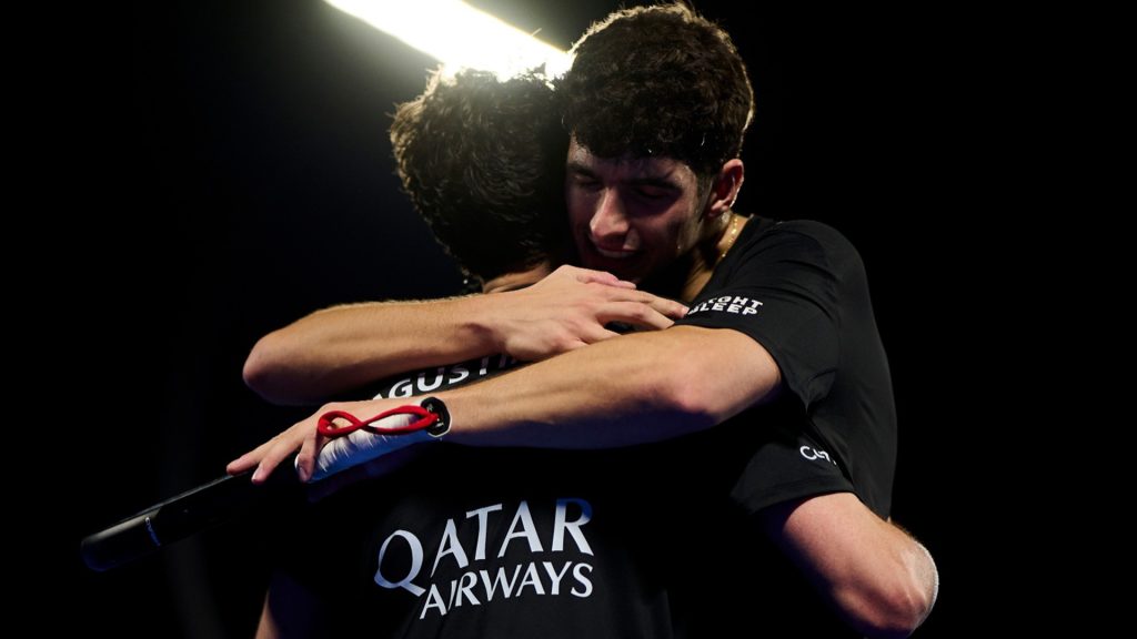 Coello-Tapia a semifinales. Arturo: «¿Otra fórmula para el Mundial? No. Así está bien también por el Ranking, y yo solo quiero jugar con Agus”