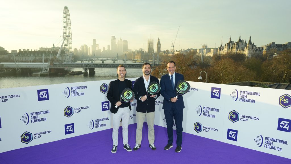 54 y la Federación Internacional de Pádel se unen para crear la Hexagon World Series, el primer circuito oficial por equipos, unificando el calendario del pádel junto al Cupra FIP Tour y Premier Padel