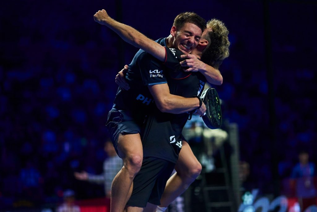 Stupa and Di Nenno win the battle of former partners to become the first men’s semifinalists at the Qatar Airways Premier Padel Finals