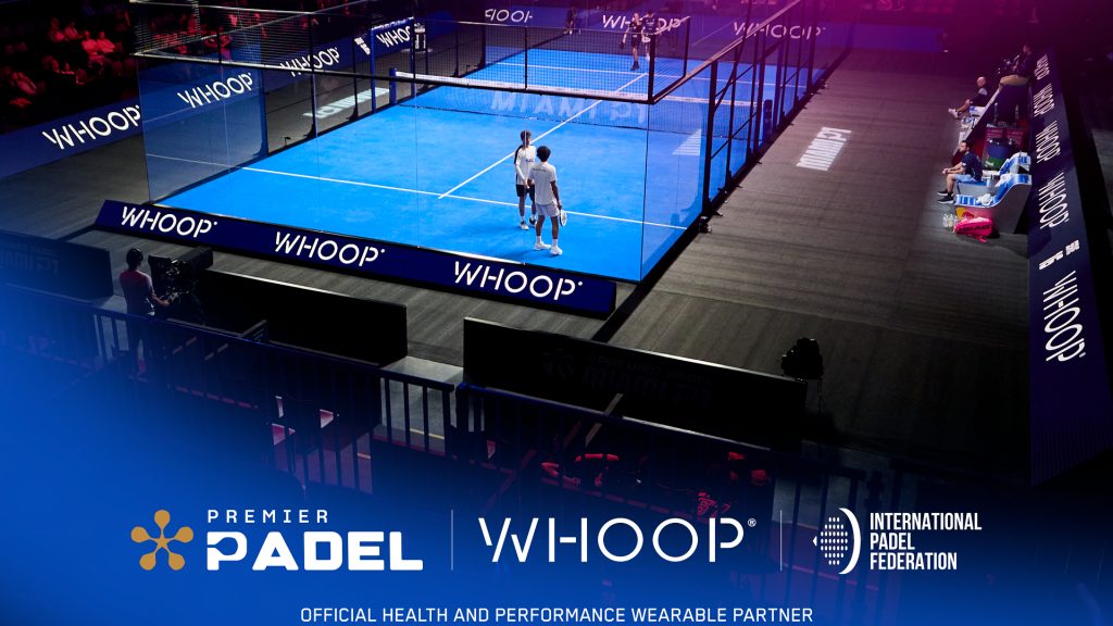 WHOOP se asocia con Premier Padel como socio oficial de wearables de salud y rendimiento