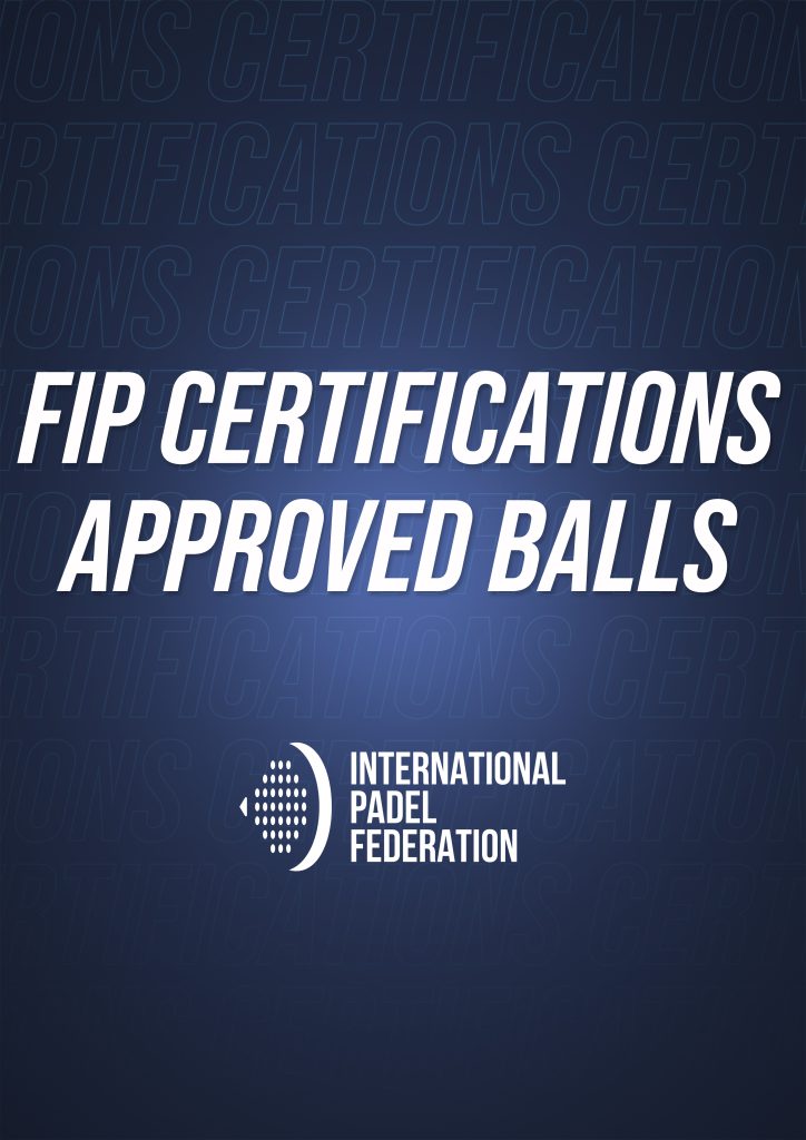 FIP CERTIFICATIONS APPROVED BALLS