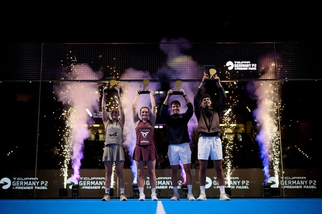 Coello y Tapia firman un triplete: después de París y Rotterdam, llega Düsseldorf. Segundo título para Fernandez y Calvo