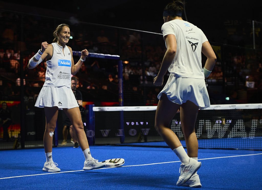 Brea and Triay celebrate in Kuwait too. Gemma makes history as the most successful player of all time